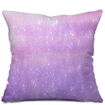Pink Glitter Texture Bokeh Background Pillows 164749536