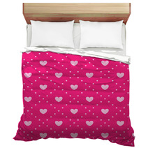 Pink Heart Pattern. Bedding 60532639