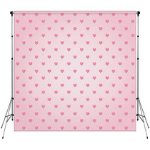 Pink Hearts Background1 Backdrops 69623664