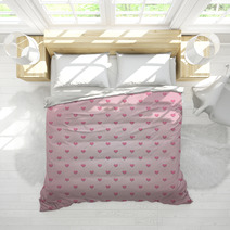 Pink Hearts Background1 Bedding 69623664