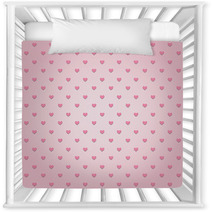 Pink Hearts Background1 Nursery Decor 69623664