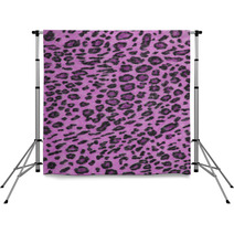 Pink Leopard Fabric Texture Backdrops 51089560