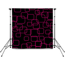 Pink Roundered Rectangles On A Black Background Backdrops 61968812