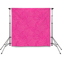 Pink Seamless Asymmetric Star Pattern Background Backdrops 64956130