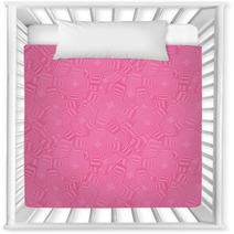 Pink Seamless Polygon Pattern Background Nursery Decor 68994205