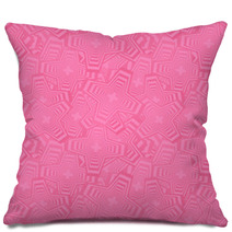 Pink Seamless Polygon Pattern Background Pillows 68994205