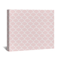 Pink Seamless Vector Pattern. Wall Art 67846880