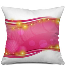 Pink Wave Pillows 42122887