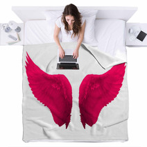 Pink Wing Blankets 57029569