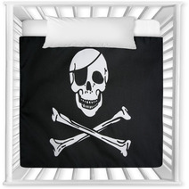 Pirate Flag Closeup Nursery Decor 19985699