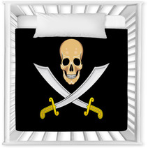 Pirate Flag Jolly Roger Nursery Decor 61244257
