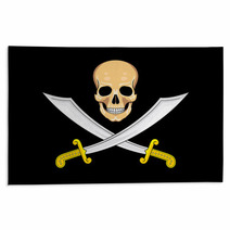 Pirate Flag Jolly Roger Rugs 61244257