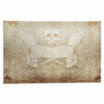 Pirate Grunge Map 1 Rugs 65155219