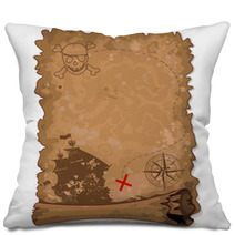 Pirate Map Pillows 65947272