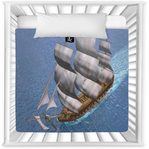 Pirate Ship - 3D Render Nursery Decor 60438125