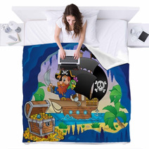 Pirate Ship Theme Image 3 Blankets 63275079