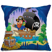 Pirate Ship Theme Image 3 Pillows 63275079
