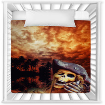 Pirate Skeleton In The Caribbeans Nursery Decor 52910904