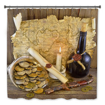 Pirate Treasures With Candle_2 Bath Decor 49391235