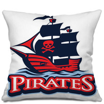 Pirate Vessel Mascot Pillows 136186564