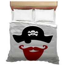 Pirate With Red Beard Bedding 51488214
