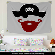 Pirate With Red Beard Wall Art 51488214
