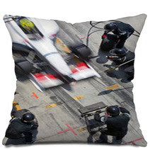 Pit Crew In Action Pillows 67625723