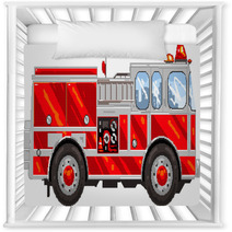PixelArt: FireTruck Nursery Decor 26336914