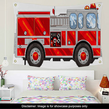 PixelArt: FireTruck Wall Art 26336914