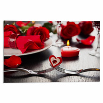 Place Setting For Valentine's Day Rugs 58128924