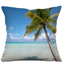 Plage Et Cocotier Iles Turkoises  Bahamas Pillows 4670414