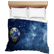 Planet Earth In Space Bedding 59086486