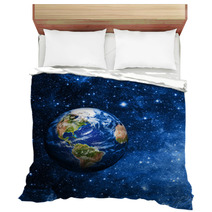 Planet Earth In Space Bedding 60274978