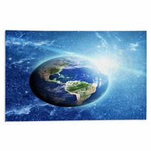 Planet Earth In Space Rugs 60048246