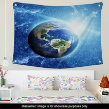 Planet Earth In Space Wall Art 60048246