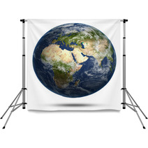 Planet Earth White Isolated Backdrops 58820926