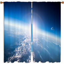 Planet Earth Window Curtains 65273019