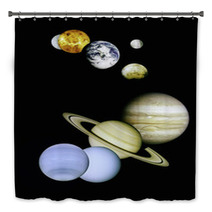 Planets In Outer Space. Bath Decor 2960239