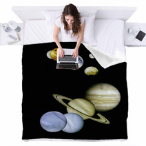 Planets In Outer Space. Blankets 2960239