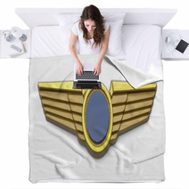 Plastic Pilot Wings Blankets 98992978