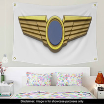 Plastic Pilot Wings Wall Art 98992978