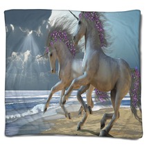 Playing Unicorns Part 2 Blankets 33736740