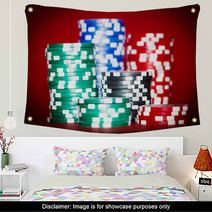 Poker Chips Wall Art 51068079