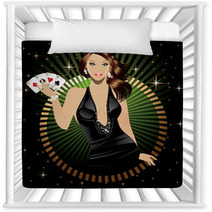 Poker Lady Nursery Decor 28276748