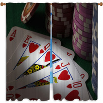 Poker Window Curtains 64389761