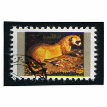Polecat or Ferret Vintage Stamp Design Rugs 100130223