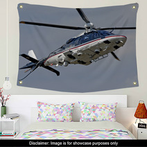 Police Helicopter Wall Art 55622105