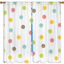 Polka Dot. Cute Seamless Pattern. Window Curtains 61564864
