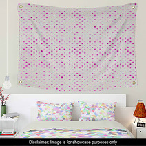 Polka Dot Grungy Pattern. And Also Includes EPS 8 Wall Art 65670454