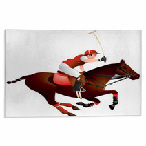 Polo Horse And Player Rugs 35393307